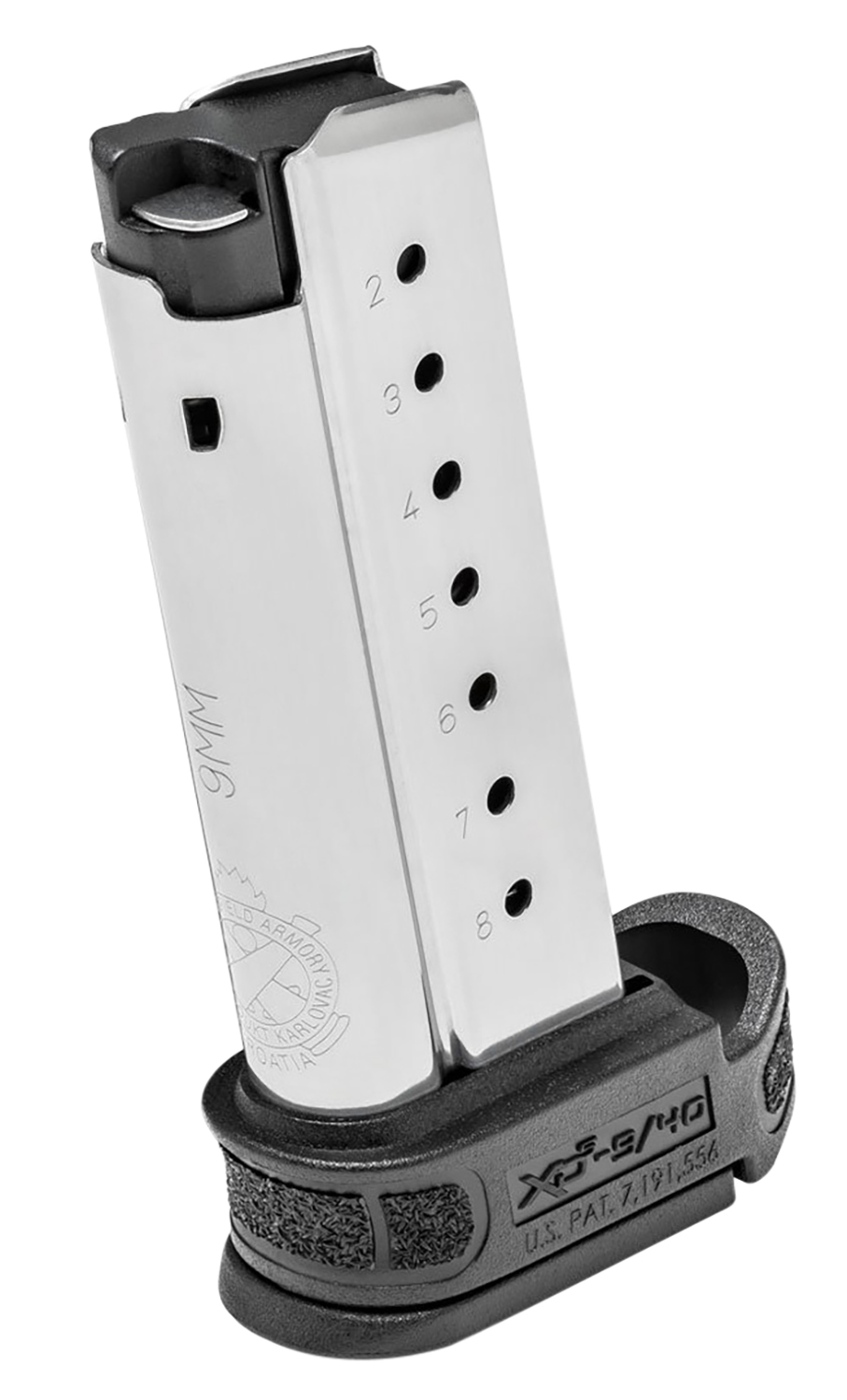 Springfield Armory XD-S Mod2 9mm 9rd Magazine Stainless Steel - Springfield Armory - 9MM