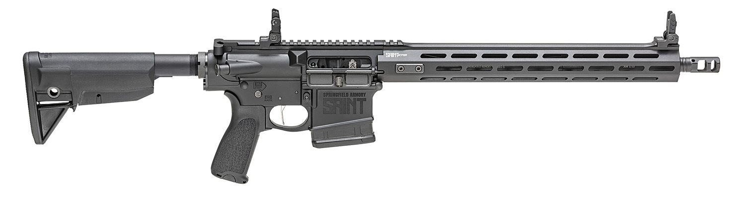 Springfield Armory STV916308BLC Saint Victor 308 Win,7.62x51mm NATO 16" 10+1 Black Hard Coat Anodized Bravo Company 6-Position Stock