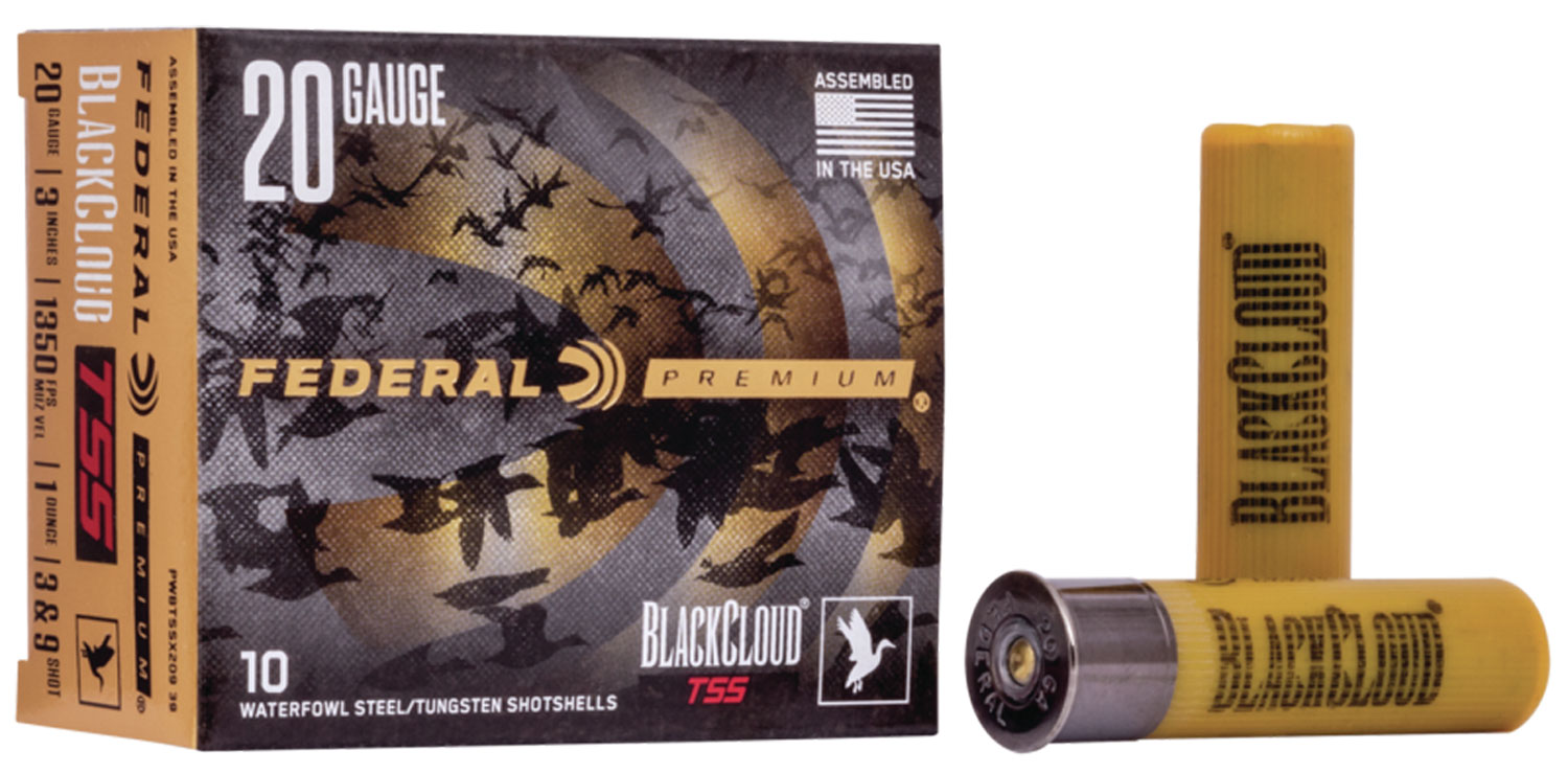 Federal Black Cloud TSS 20 Gauge 3" #3/9 Shotshell (10 Rounds)