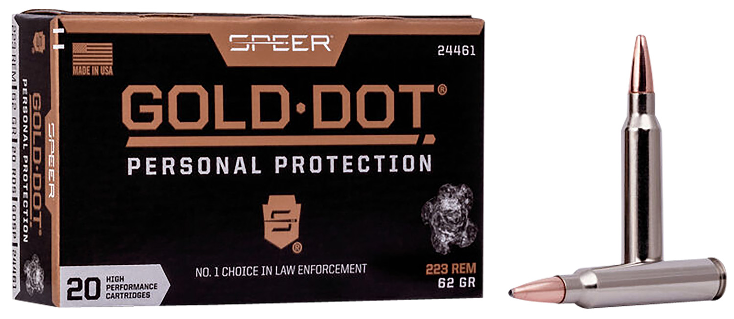 er Gold Dot Rifle 223 Rem. 62 Gr. Speer Gold Dot 20 Rd. Ammo