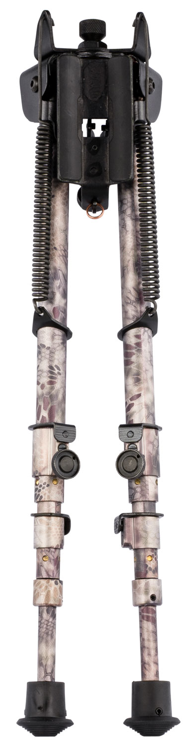 Harris Bipods 25C Swivel 25C Swivel Stud, 13.50-27, Kryptek Highlander Steel/Aluminum, Rubber Feet