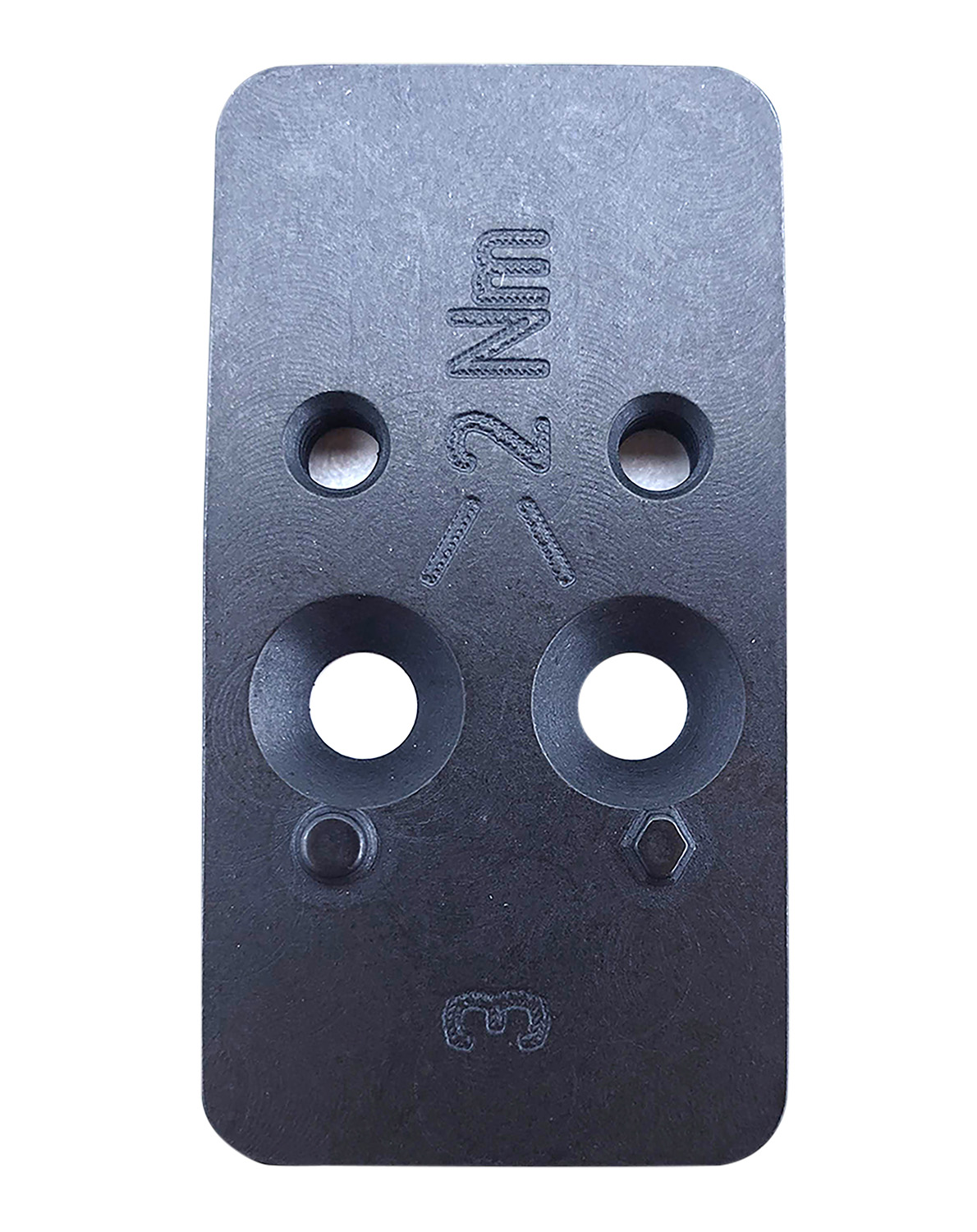 HK 50254263 Optic Plate #3 Black, Steel Fits HK VP9 OR C-More STS2 Pattern Footprint Mount