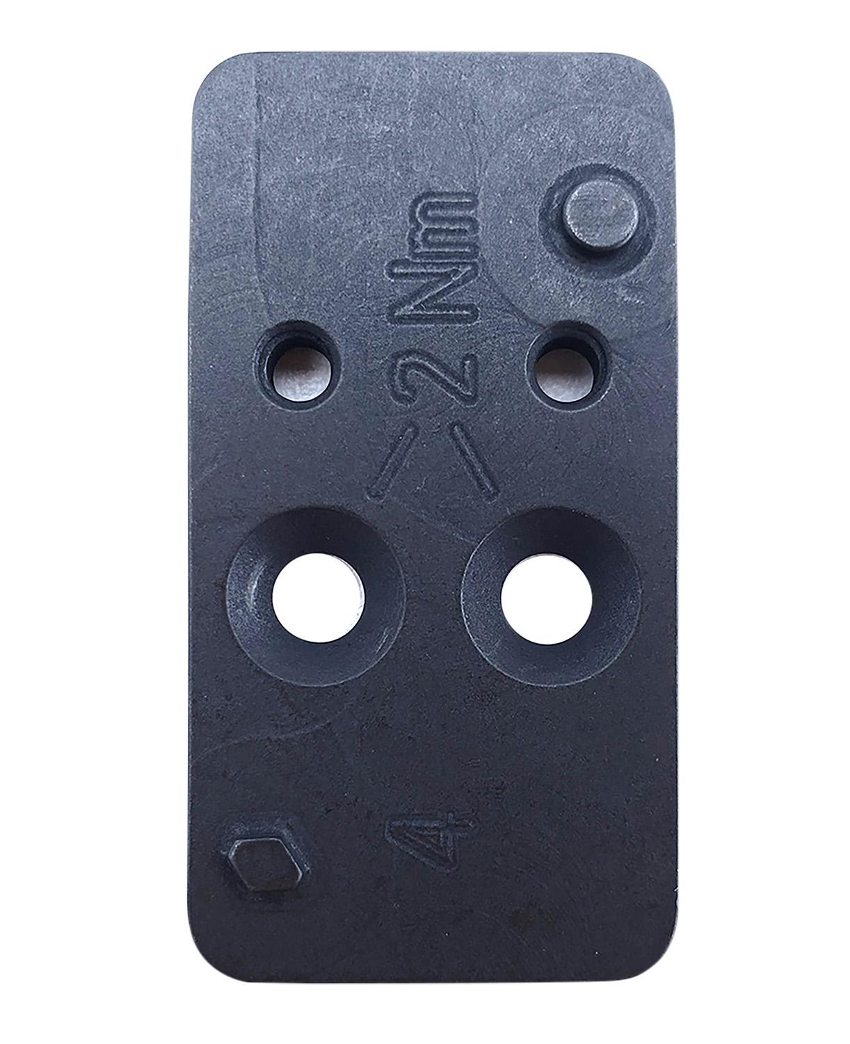 HK 50254264 Optic Plate #4 Black Steel, Fits HK VP9 OR Leupold DeltaPoint Pattern Footprint Mount HK 50254264 Optic Plate #4 Black Steel, Fits HK VP9 OR Leupold DeltaPoint Pattern Footprint Mount