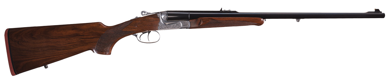 Sabatti SBCLB5E500EDL Big Five Classic EDL 500 NE Caliber with 2rd Capacity, 24" Barrel, Silver Engraved Metal Finish & Oiled Walnut Stock Right Hand (Full Size)
