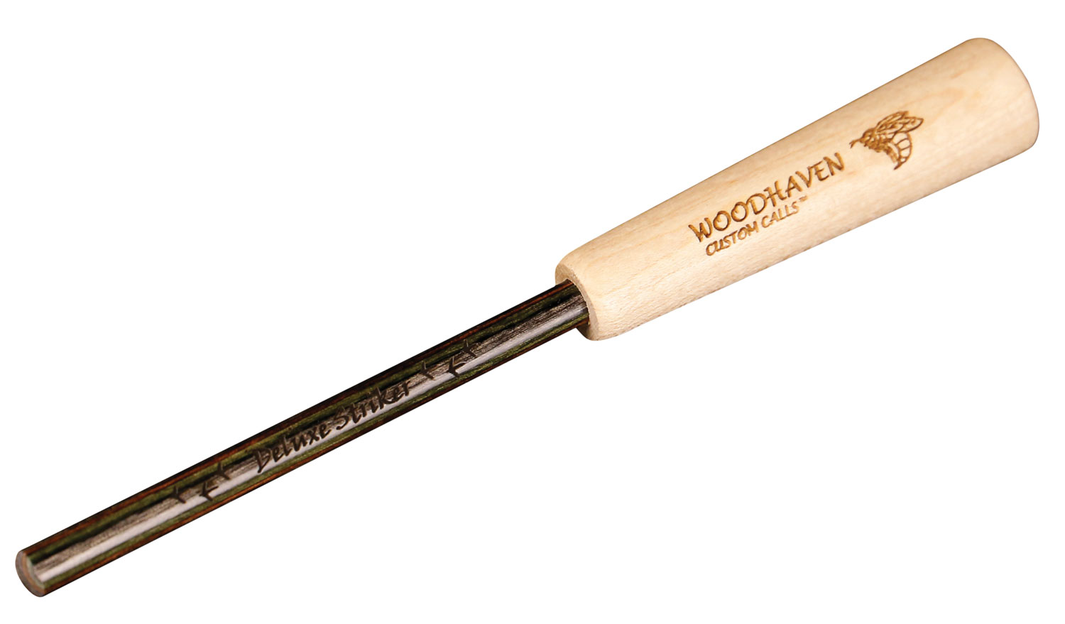 Woodhaven WH029 Deluxe Striker Call Maple/Walnut Diamond-Wood Striker