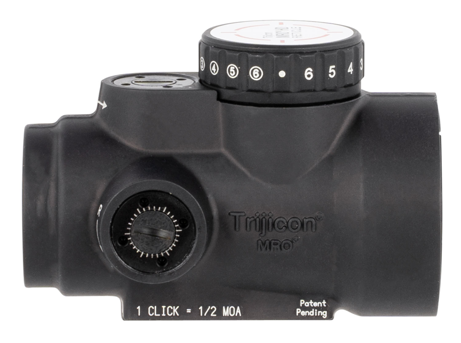 Trijicon MRO HD 1x25 Red Dot Sight 2 MOA Dot 68 MOA Circle Matte Black - Trijicon - 25 MM