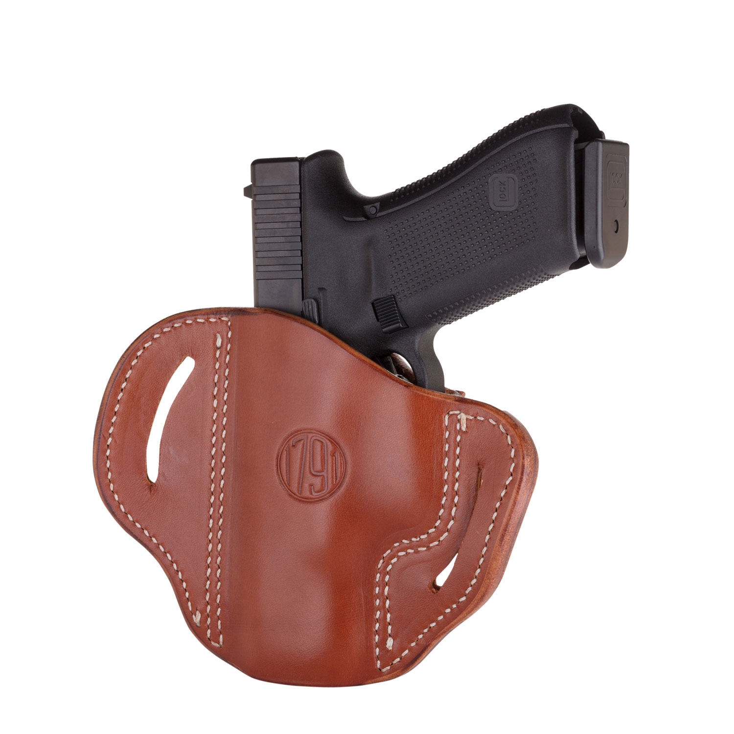1791 Gunleather OR-BH2.4-CBR-R Optic Ready Holster Classic Brown RH