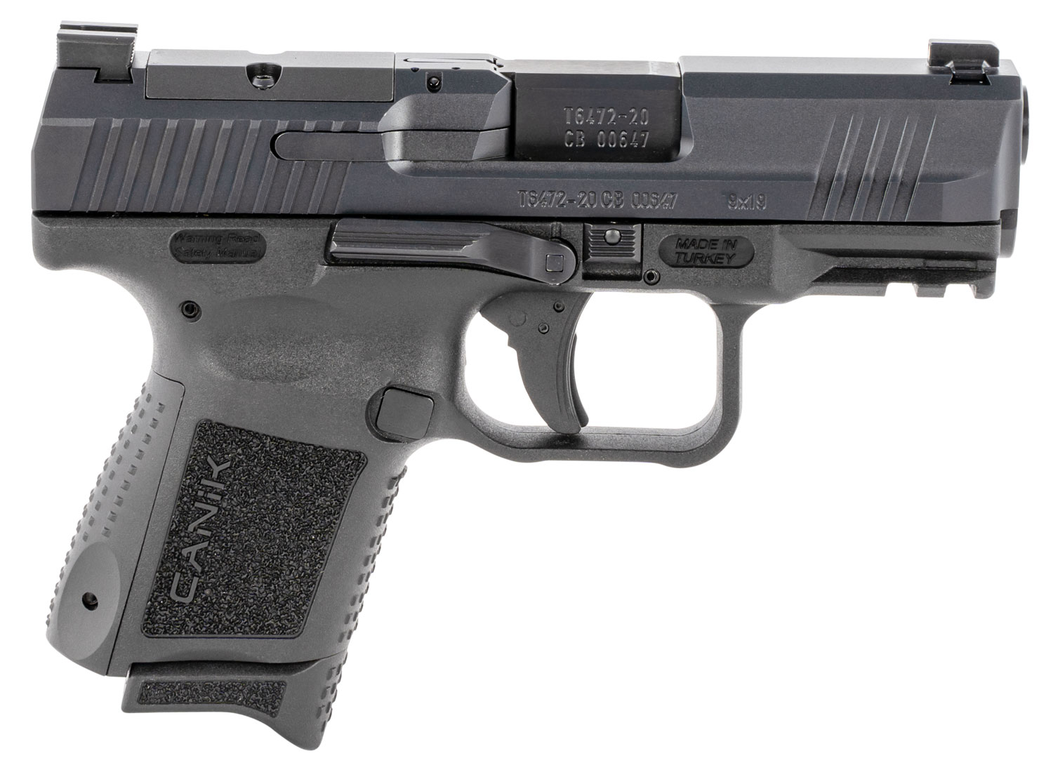 Canik HG5643N TP9 Elite Subcompact 9mm Luger 15+1/12+1, 3.60" Black...-img-0