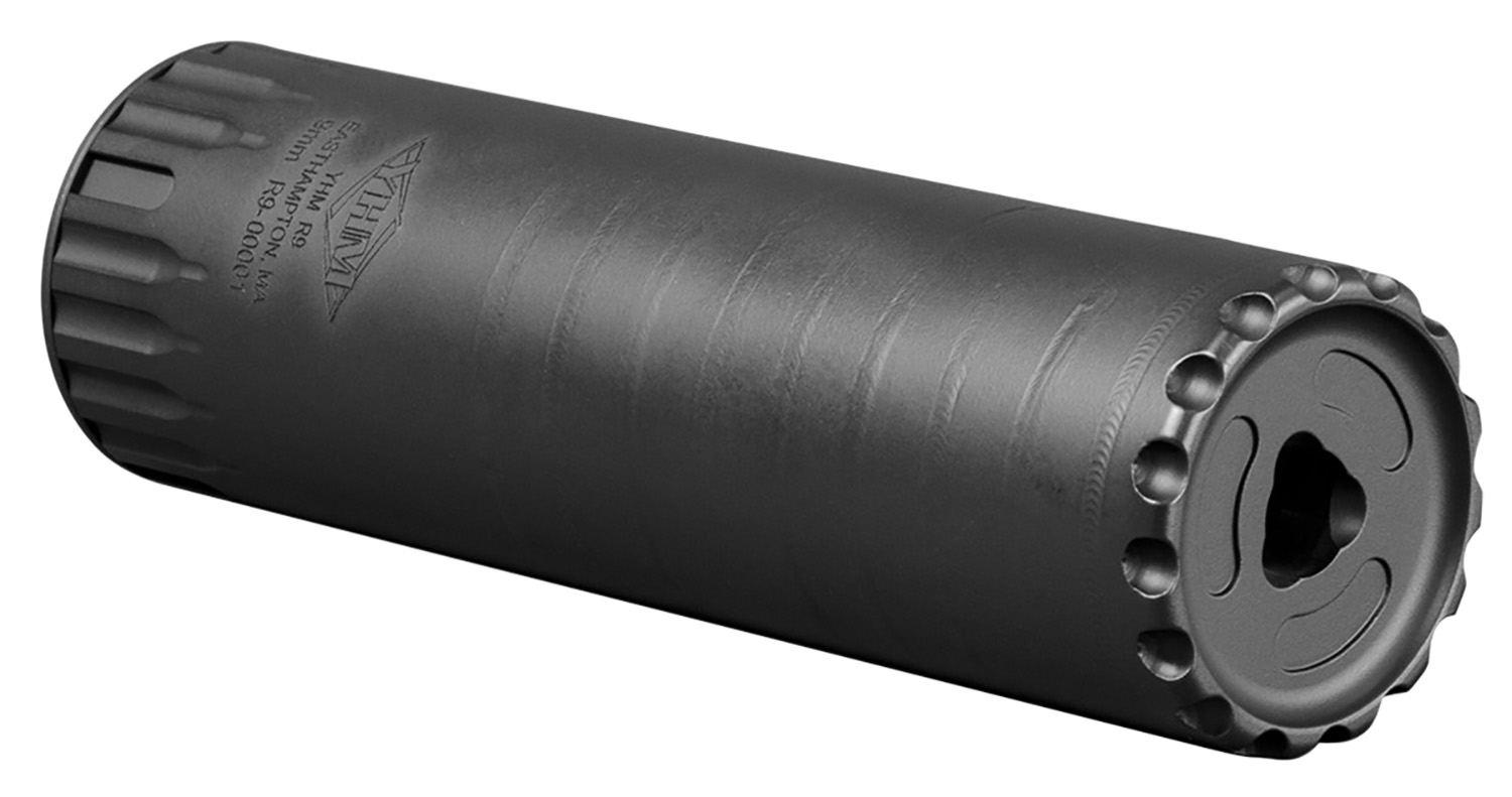 Yankee Hill Suppressor R9 9mm Black Pistol Silencer 1/2x28-img-1