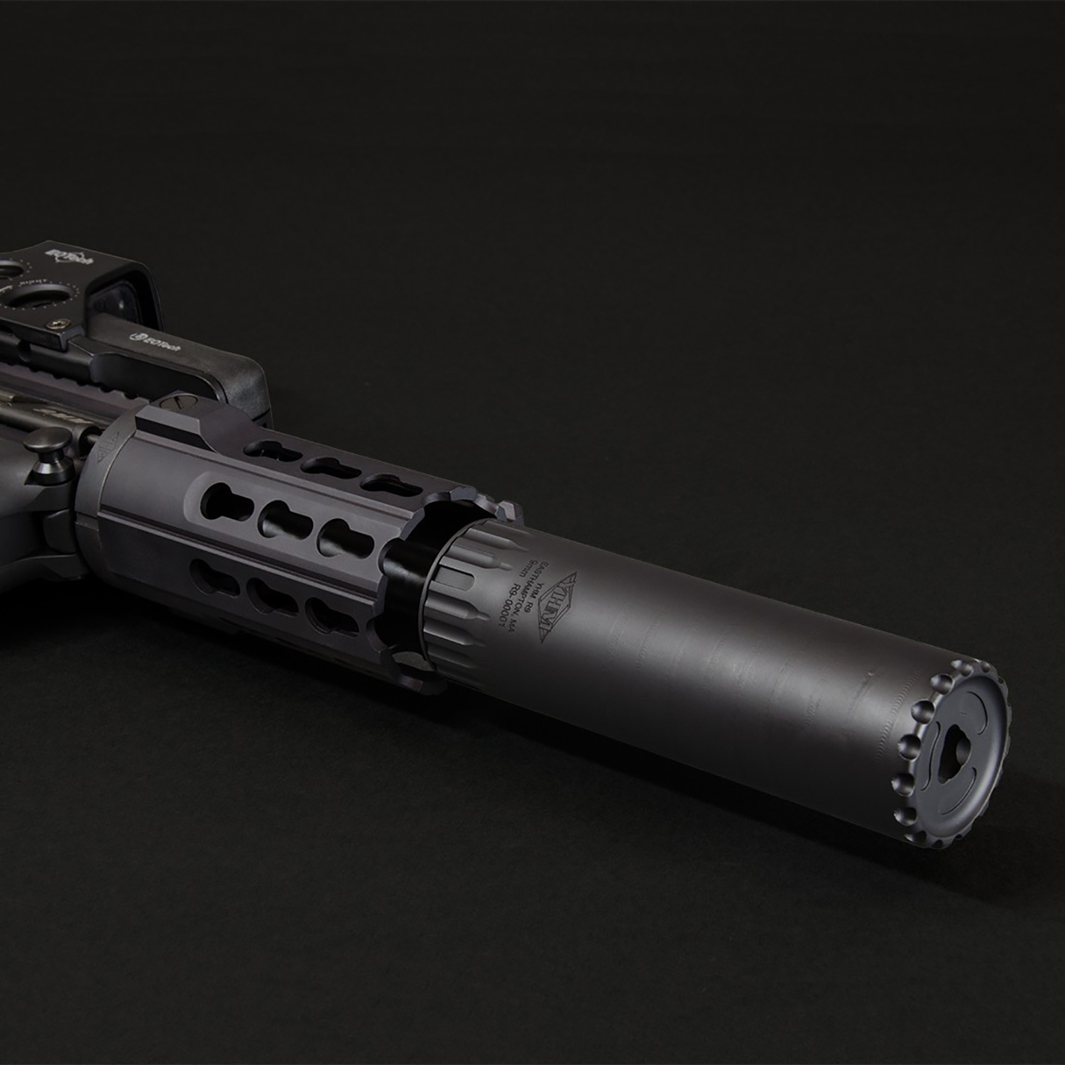 Yankee Hill Suppressor R9 9mm Black Pistol Silencer 1/2x28-img-2