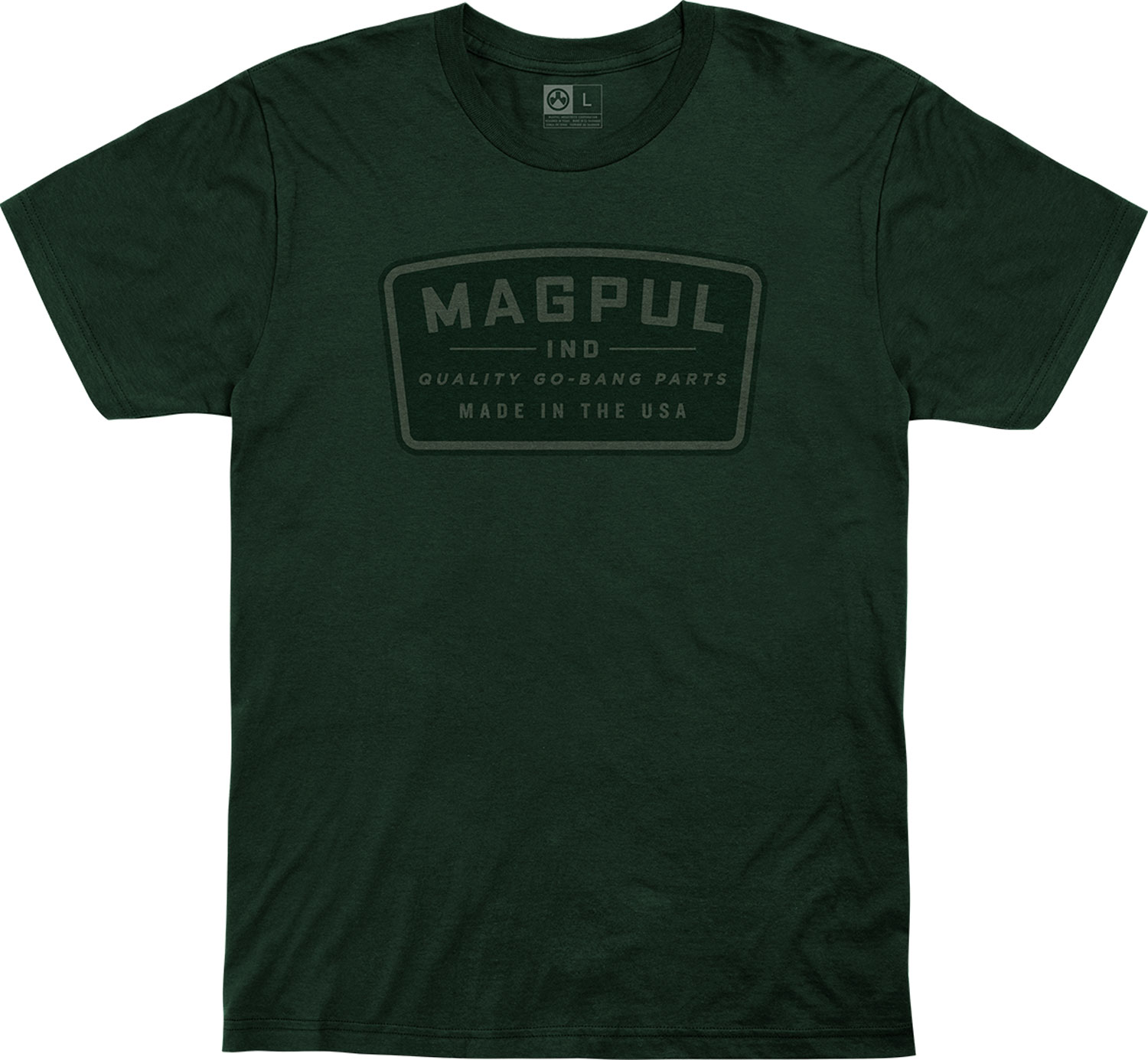 Magpul MAG1111-301-S Go Bang Parts Forest Green Cotton Short Sleeve Small-img-0