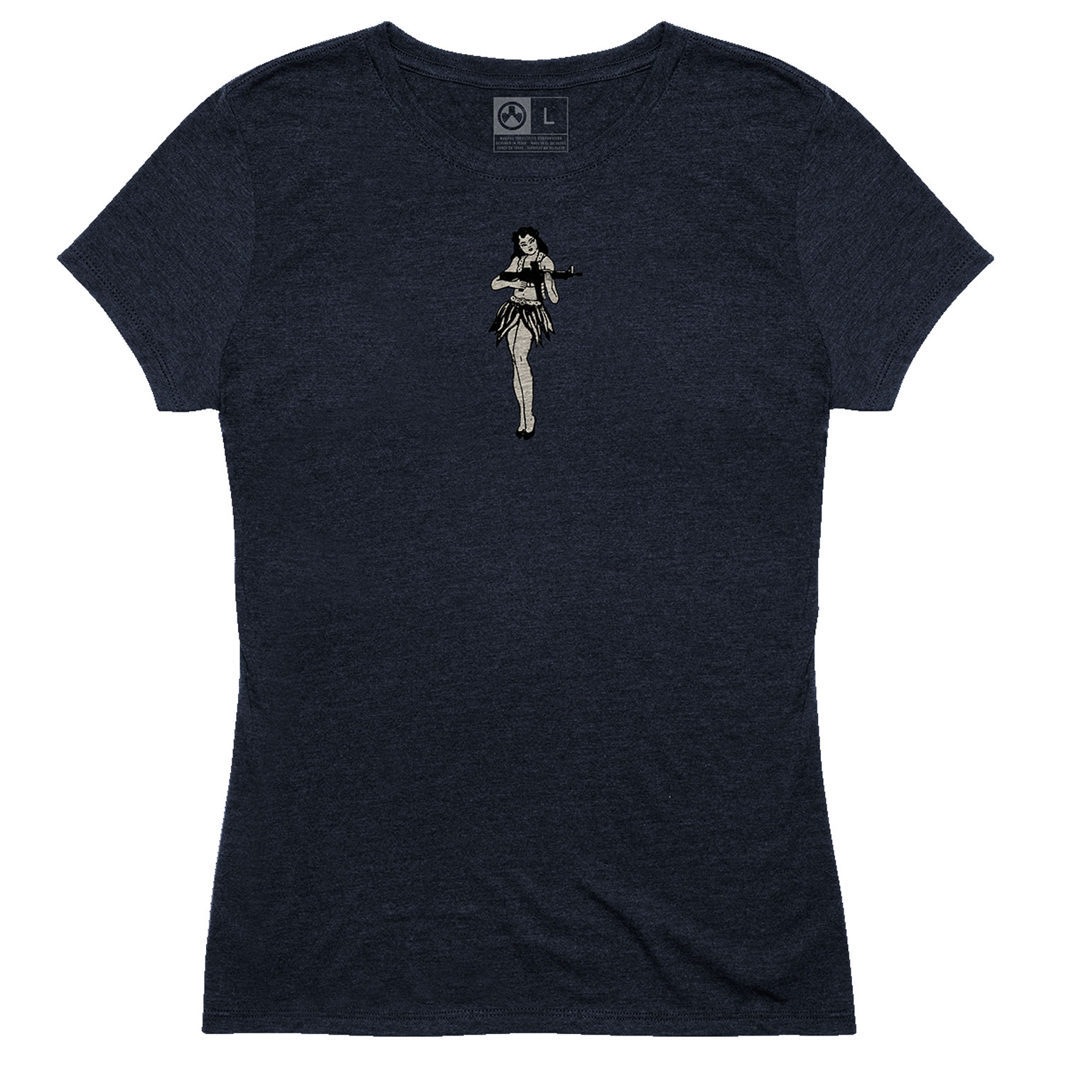 Magpul MAG1124410XS Hula Girl CVC Women’s Navy Cotton/Polyester/Rayon...