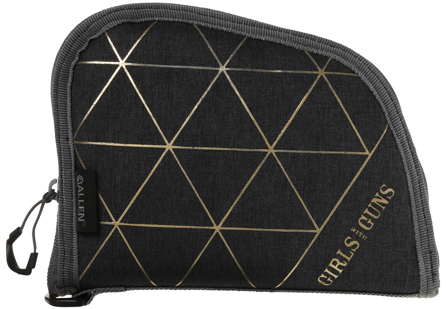 Allen Girls With Guns Handgun Case 8in Heather Gray