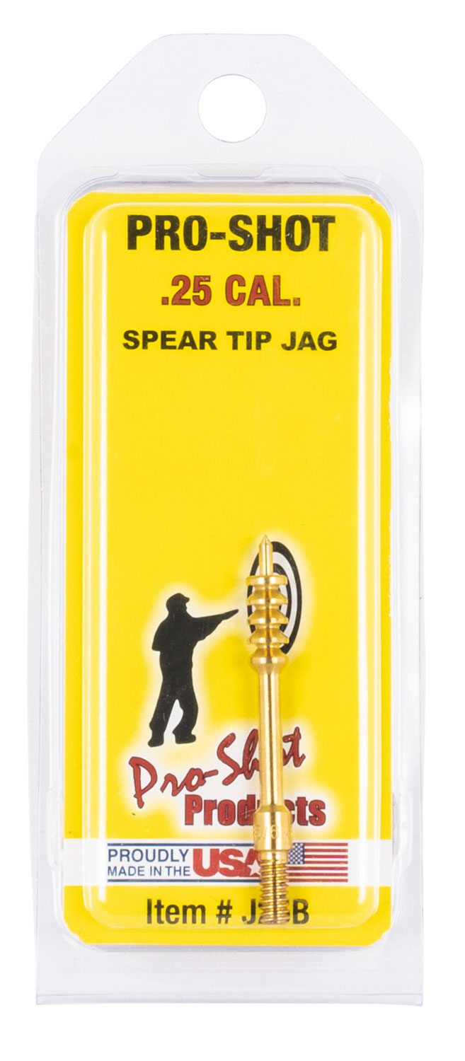 Pro-Shot Benchrest Quality Spear-Tip Brass Jag (8/32 Thread) .25 cal - Pro-Shot Products - .25
