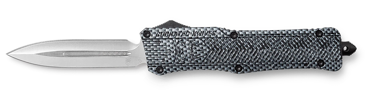 CobraTec LCFCTK1LDAGNS CTK-1 Large 3.75" D2 Steel OTF Dagger Knife