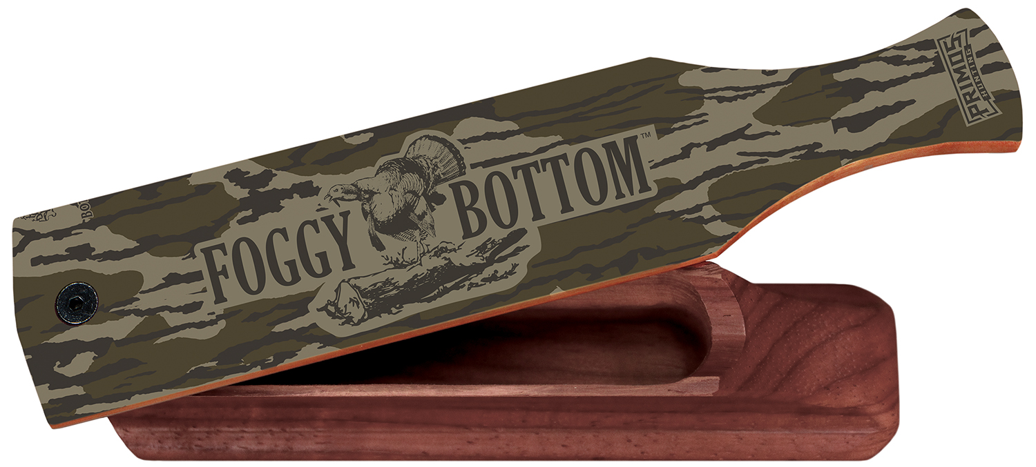 Primos Foggy Bottom Turkey Box Call | Double-Sided | Hand-Tuned | Mossy Oak Original Bottomland | UPC: 010135029609