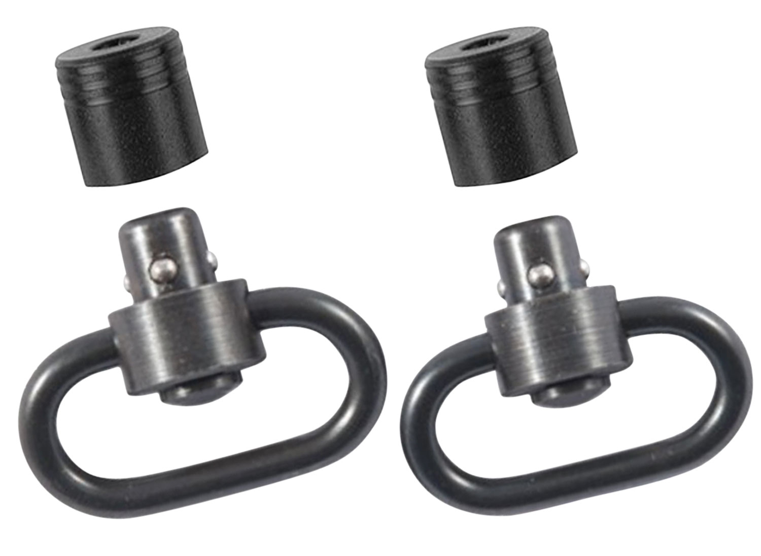 Outdoor Connection PBS19121 Push Button Swivel Set  1 Black Steel