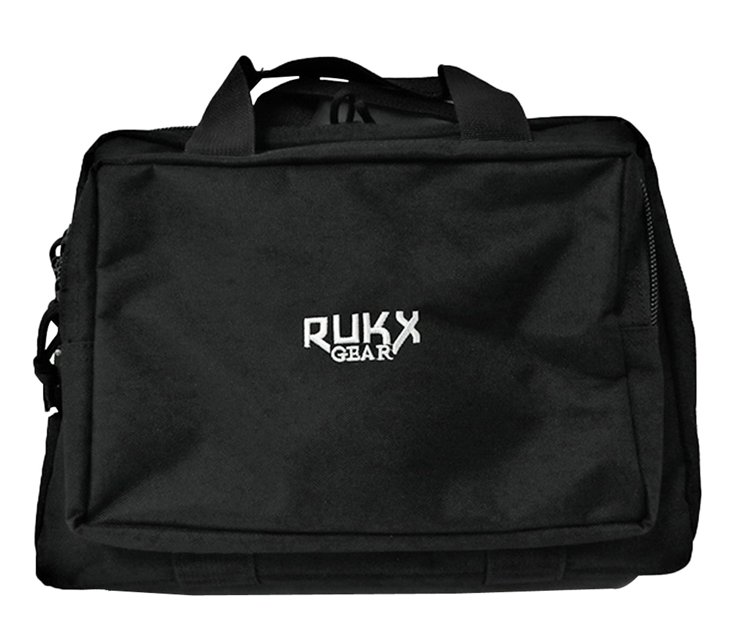 Rukx Gear ATICTDPCB Double Pistol  Black 600D Polyester Holds 2 Handguns