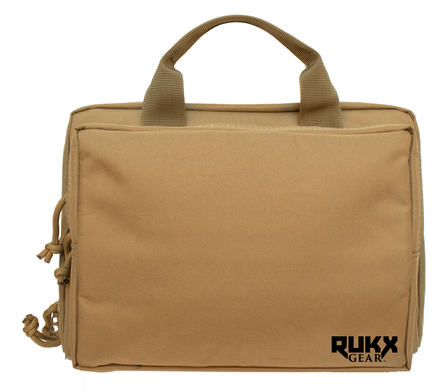 Rukx Gear ATICTDPCT Double Pistol Case Tan 600D Polyester Water Resistant - RUKX - Best Price $18.07