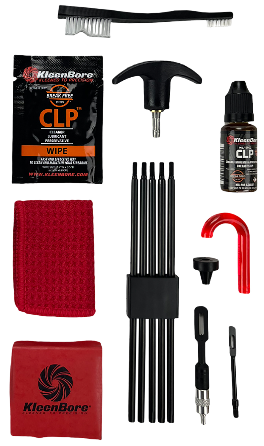 Kleenbore 3 Gun Cleaning Kit - Modular System For 5.56mm, 9mm & 12 Gauge Firearms