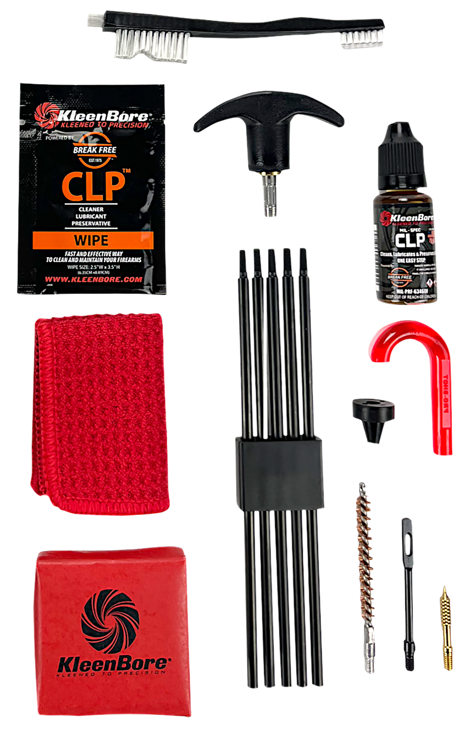 KleenBore K205 Rifle Classic Cleaning Kit .22/ .223/ 5.56mm Cal