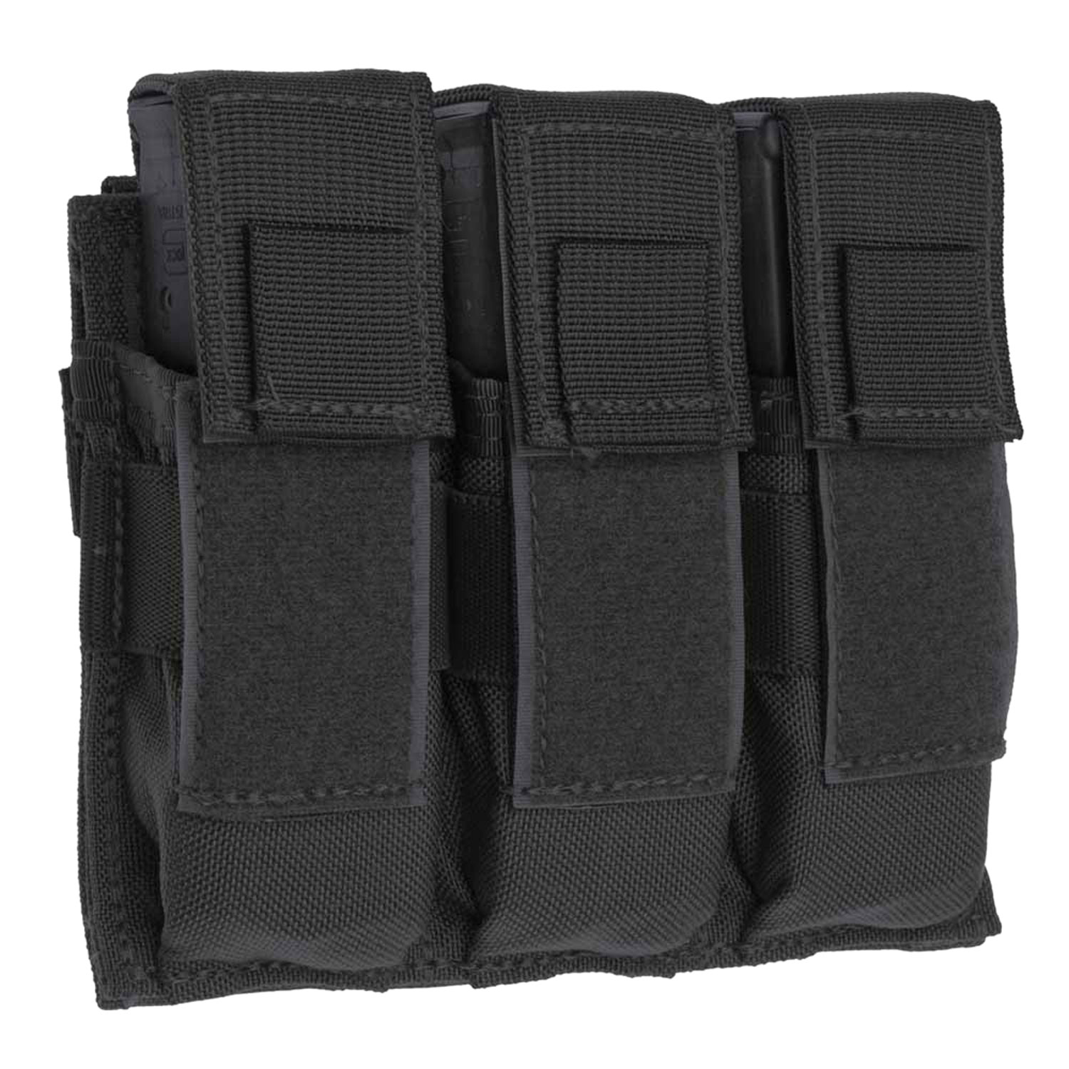 TacShield T3603BK Triple Universal Pistol Molle Pouch, Black
