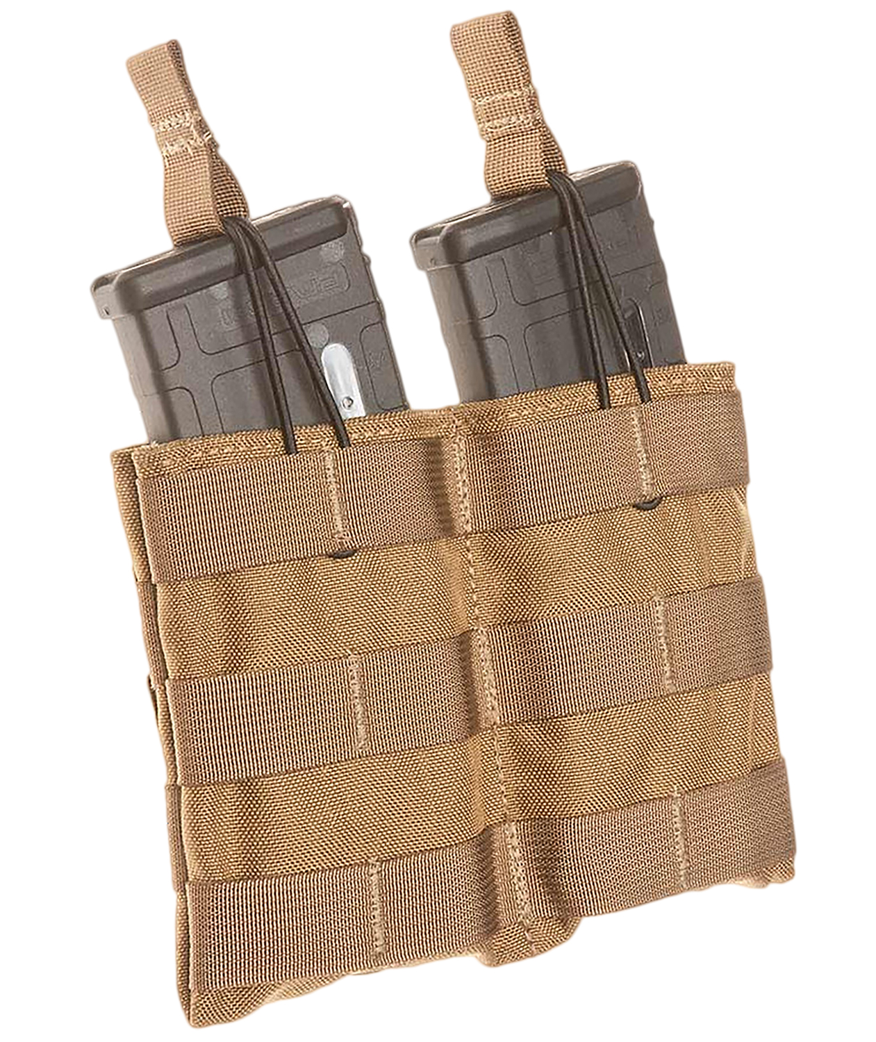 TacShield Double Speed Load MOLLE Pouch AR-15 Coyote Brown Md: T3507CY