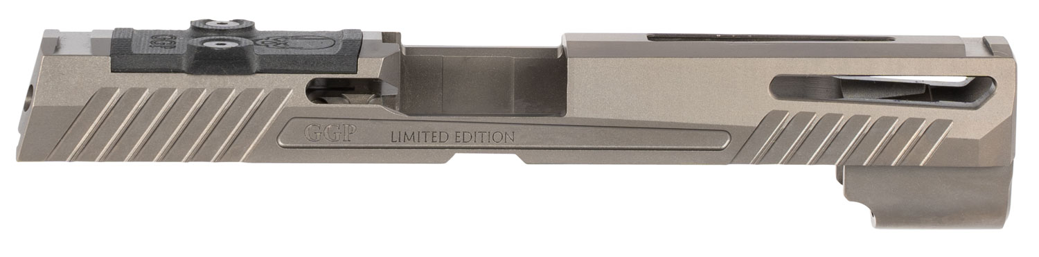 Grey Ghost GGP320FGRY1 Sig P320 Slide 9mm Gray DLC 416 Stainless Steel