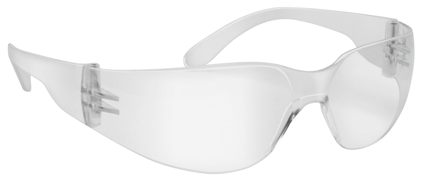 Walker's GWPWRSGLCL Sport Glasses Clearview Adult Clear Lens Polycarbonate Clear Frame