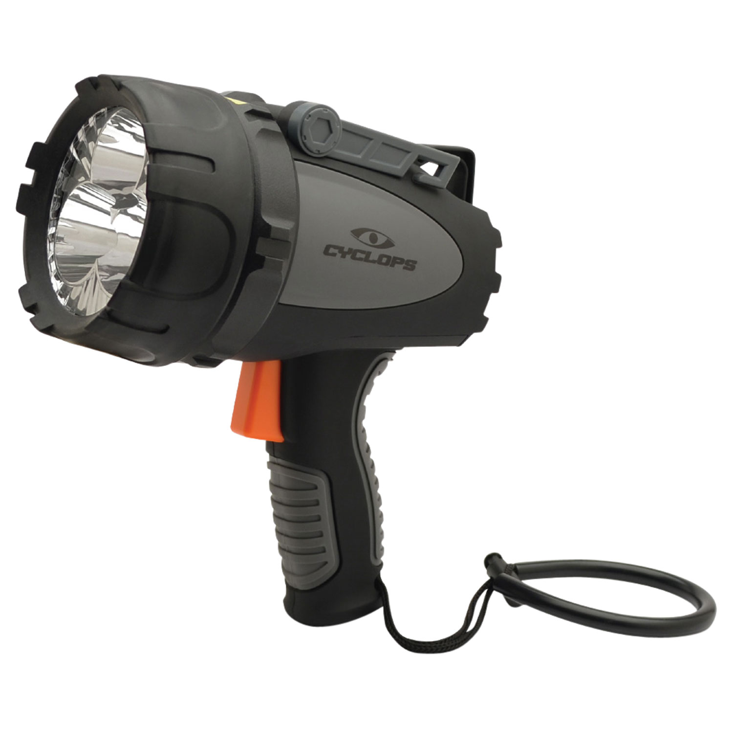 Cyclops Revo 4500 Spotlight 4500 Lumens Black Gray Rechargeable LED
