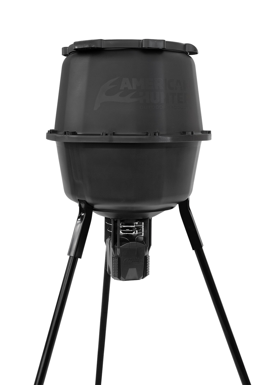 American Hunter AH225XDPRO Game Feeder 30 Gal, 16 Programs, Black