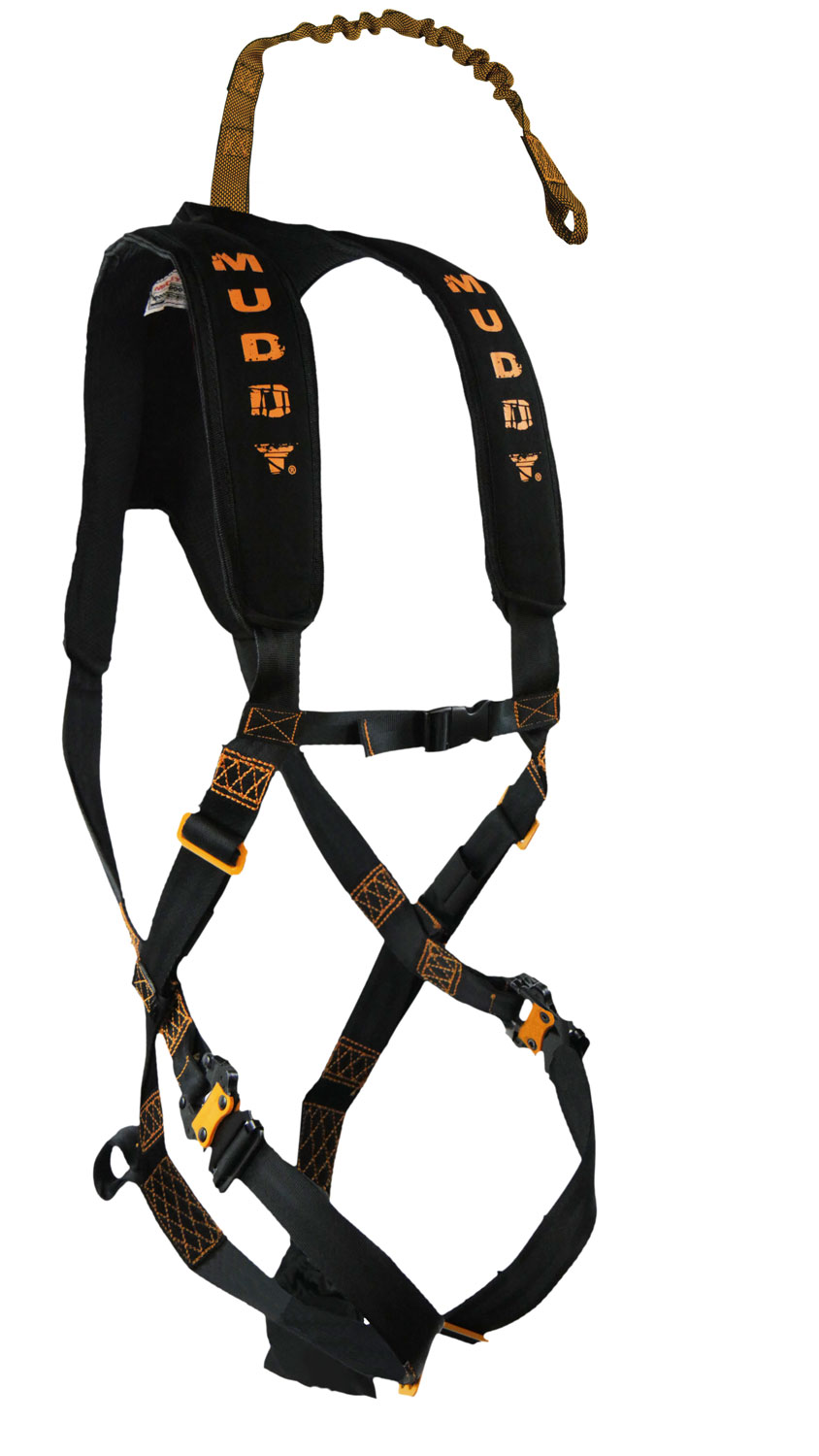 Muddy MUDMSH300 Diamondback Safety Harness Black Padded Nylon OSFA