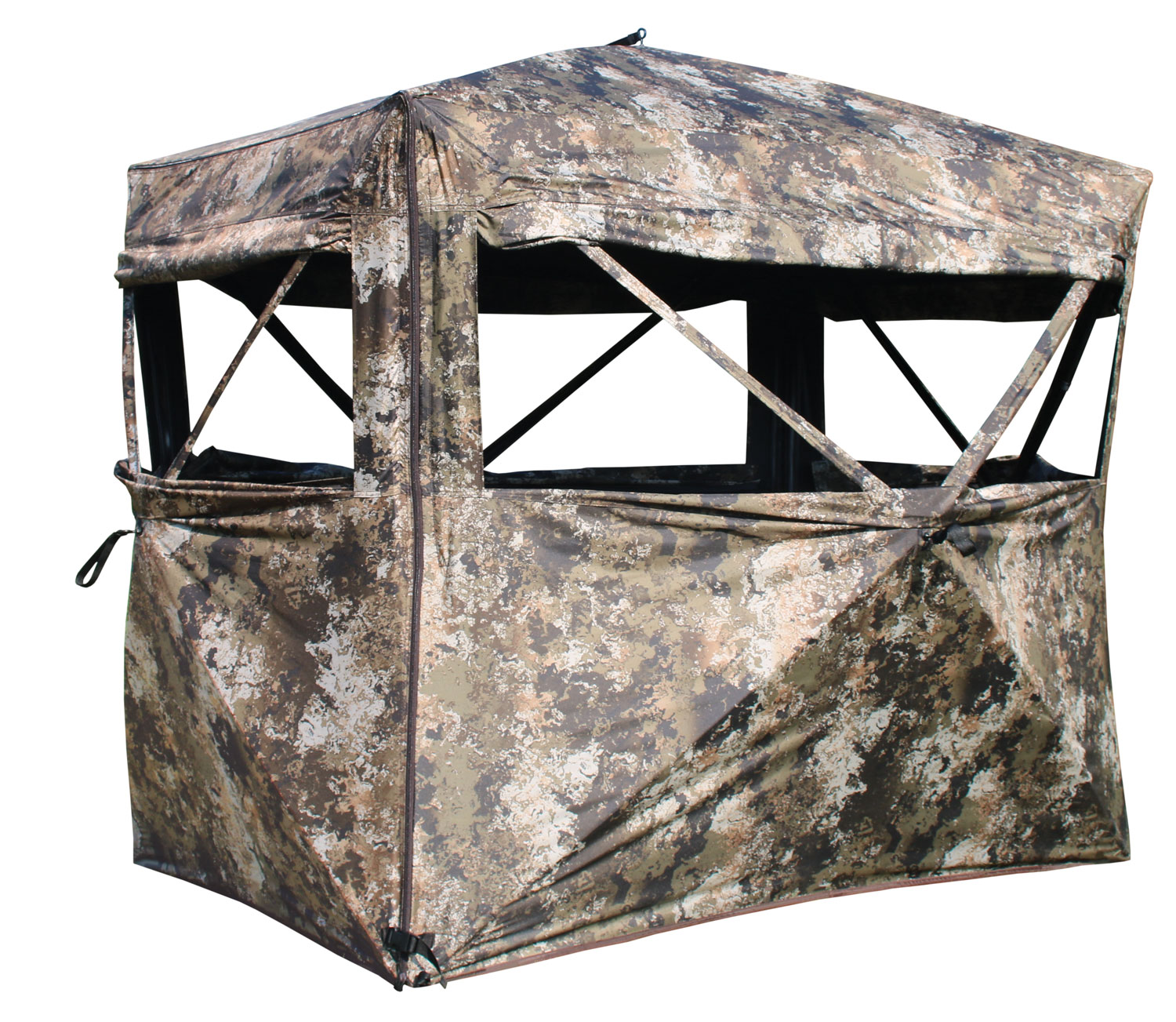 Muddy MUDGRGBLND Ground Blind Garage Camo 150D Polyester 67" Tall