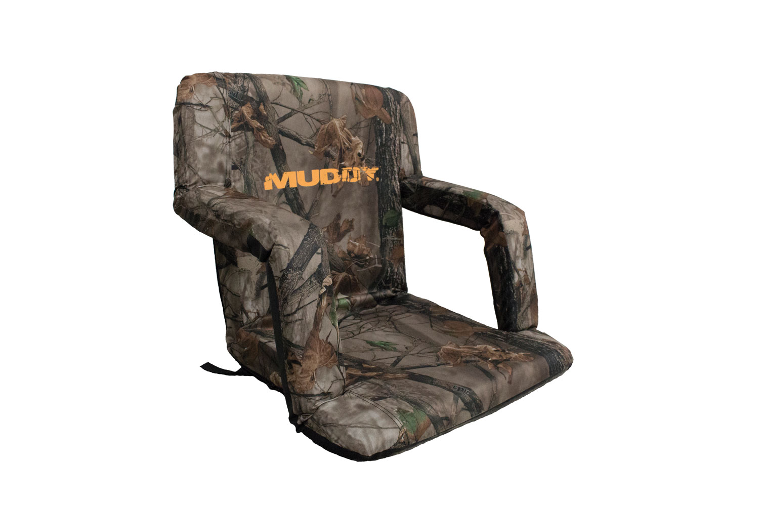 Muddy MUDGS1206 Deluxe Camo Stadium Bucket Chair with Armrests