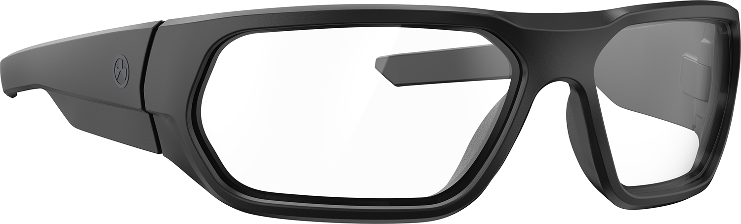 Magpul MAG1145-0-001-1000 Radius Eyewear Clear Lens Black Frame Z87+