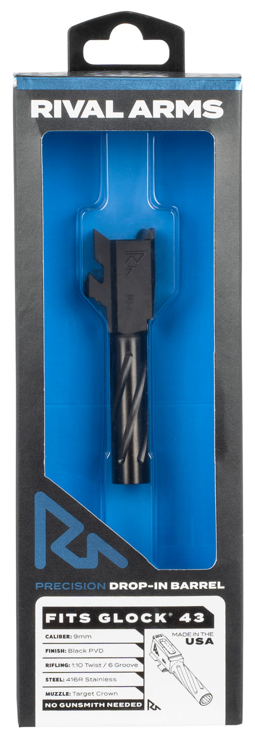Rival Arms RA20G301A Precision V1 Drop-In Barrel 9mm Luger 3.41" Black P...