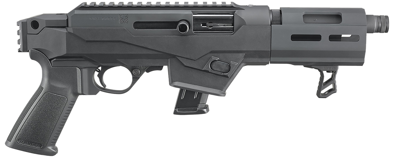Ruger 29101 PC Charger 9mm Luger 10+1 6.50" Threaded Barrel, Black Hard...-img-0