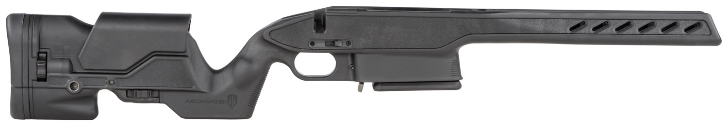 Archangel AAS111MLA Precision Stock, Lightweight Aluminum, Black Synthetic Finish, Savage 110/111 Long Action, .300 WIN Mag, Adjustable Design, USA Made
