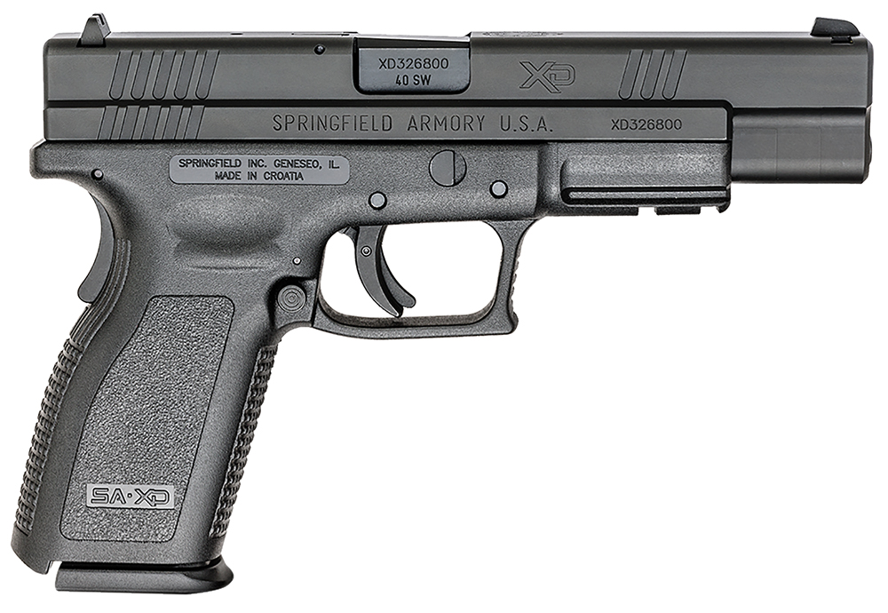 Springfield Armory XD9402 XD Tactical *CA Compliant 40 S&W 10+1 5" Black Melonite Steel Barrel & Serrated Steel Slide, Black Polymer Frame w/Picatinny Rail