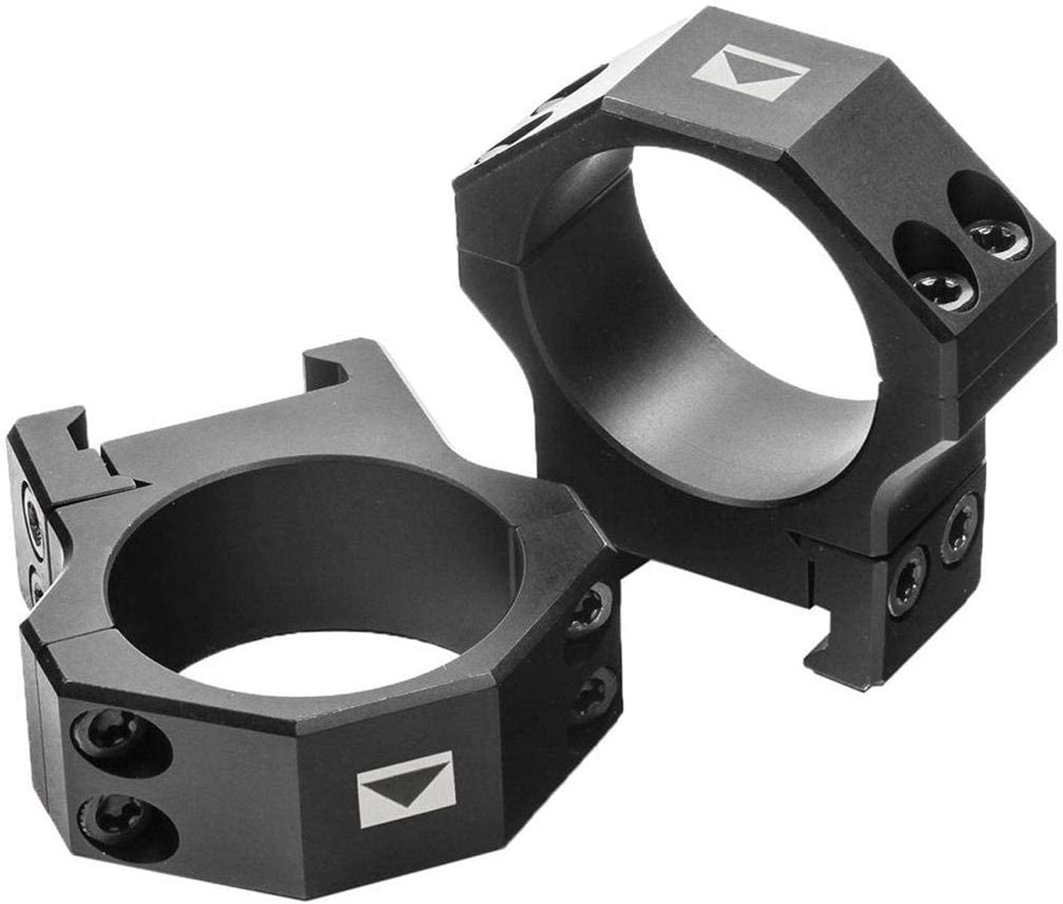 Steiner 5958 H-Series 30mm Scope Rings Medium Height Aluminum Black - Steiner Optics - 30MM