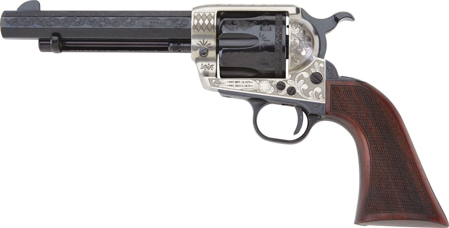 Pietta GW45ALO512NMCW 1873 Alchimista III 45 Colt 6rd 5.5" Blued Steel