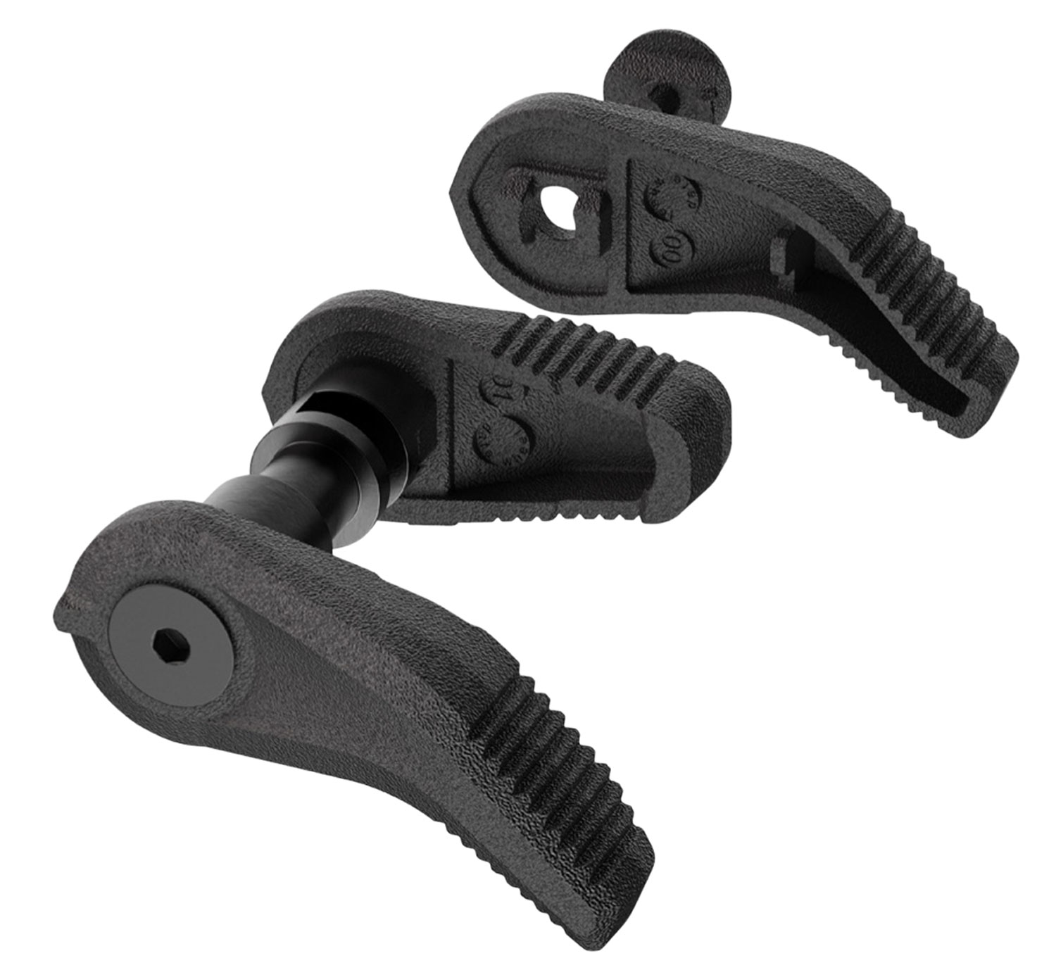 Magpul MAG1071-BLK MOE Enhanced Selector Kit made of Polymer with Black... - Magpul Industries