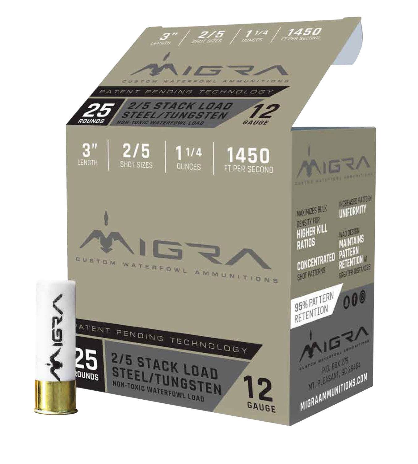 The Shooting Store | Migra Ammunitions M12ST25 Combinational 12 Gauge 3 ...
