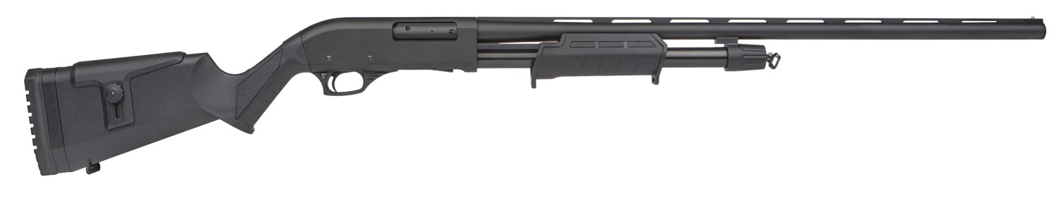 Rock Island PA12H28 All Generations  12 Gauge 3 5+1 28 Black Anodized Contoured/Smooth Bore/Vent Rib Barrel, Black Fixed w/Adjustable Cheek Rest Stock
