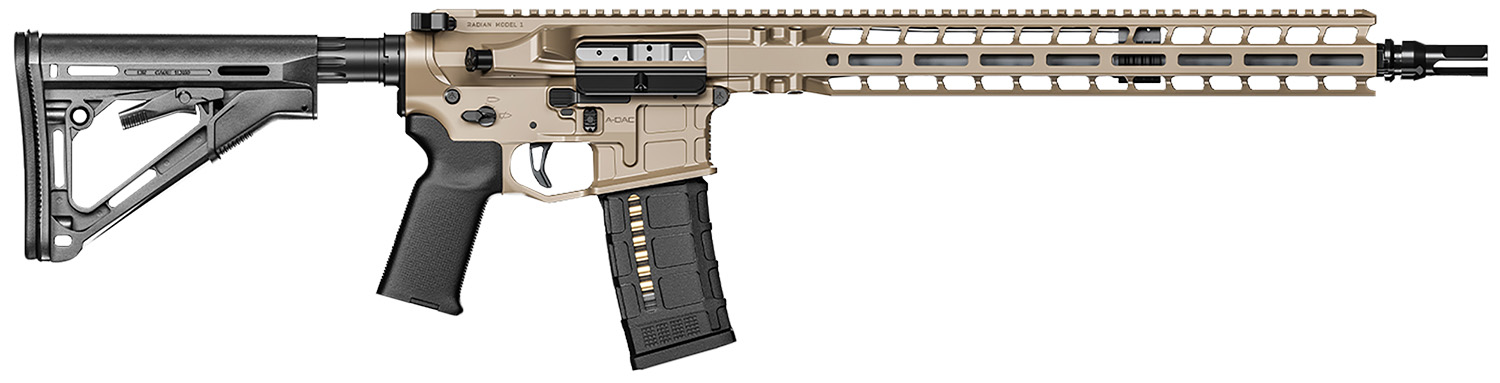 Radian Weapons R0540 Semi-Auto Rifle - 223 Wylde Model 1, 16" Barrel, 1 in 8 Twist, 30-Round, FDE
