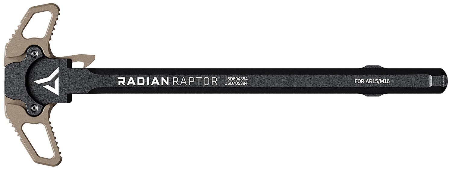 Radian Weapons R0003 Raptor  Ambi Charging Handle, FDE, Fits Mil-Spec AR-15/M16 Platform