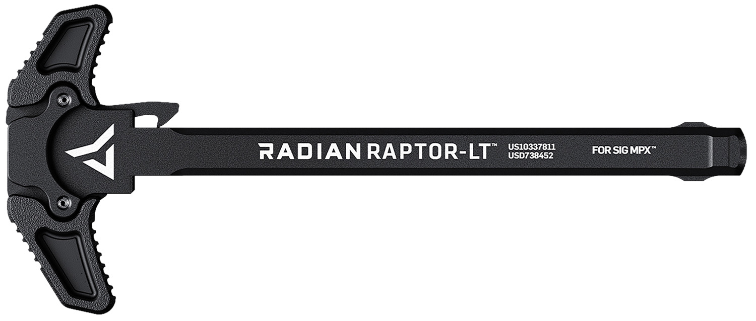 Radian Weapons R0367 Raptor LT Lightweight Ambi Charging Handle, Black, Fits Sig MPX