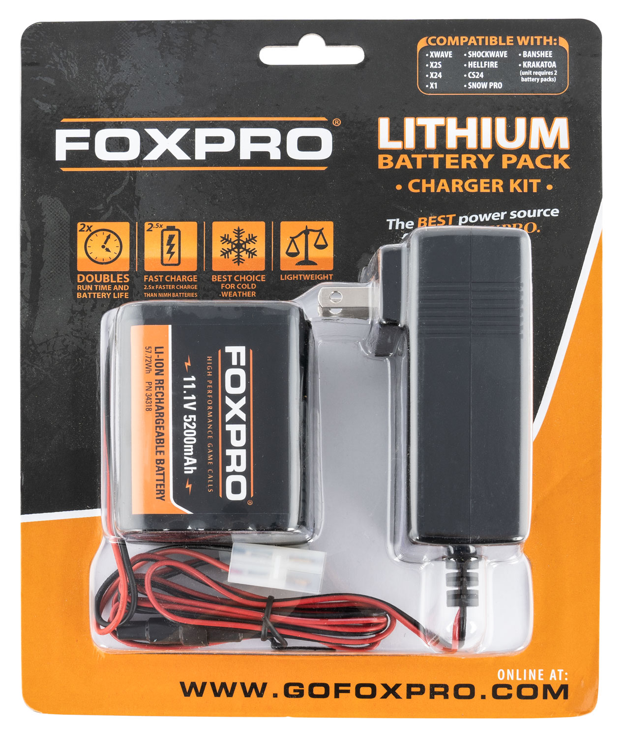 Foxpro LITH/Chg Lithium 10 Cell Fast Ch - FoxPro - 5,200