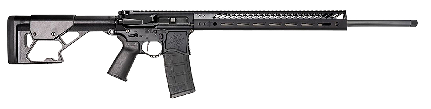 Seekins Precision 0011300095 DMR  6mm ARC Caliber with 22" Barrel, 30+1 Capacity, Black Metal Finish, Black Seekins 10X-Ray Stock & Polymer Grip Right Hand