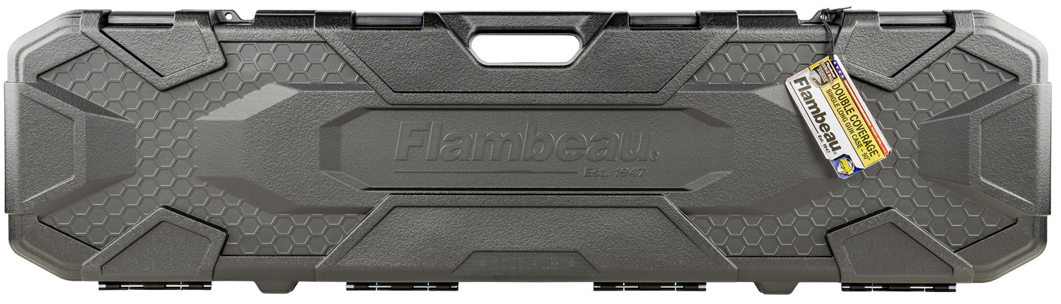 Flambeau 5013SN Double Coverage Single Gun Case Black Polymer 50 Scoped Rifle Or Shotgun